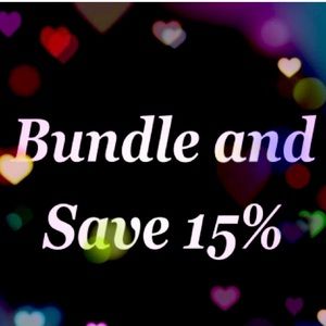 Bundle and save 2 items 15% off. Bundle more for a better deal